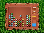 Diamants Jungle free online game screenshot, matching three colorful diamonds in the jungle