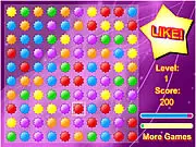 Like! free online puzzle game, matching cute colorful stars on a grid on PlayArcadeHub