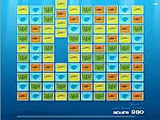 Free online game Submarine Puzzle Match-3 gameplay with colorful underwater blocks