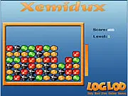 Xemidux game screenshot, free online match-2 gem puzzle game