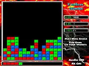 Endless Blocks free online puzzle game screenshot with colorful blocks being matched and destroyed