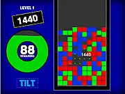 Play Bloks free online game, a time-limited pop puzzle where you click groups of two or more colored bricks on PlayArcadeHub