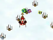 Santa Delivery Flash free online arcade game help Santa deliver gifts from a flying sleigh