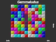 Play Gemmaludus free online game, swapping Vector gems to create match-3 color combinations