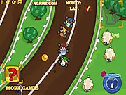 Benben Karting game, free online racing, play karting game with booby traps