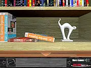 Screenshot from Escape The Games Room puzzle game showing a cluttered room filled with objects and clues used to find codes and escape