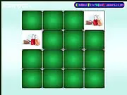 Girlie Pairs 2 game screen, two flipped cards showing a matching picture pair in the center of the board