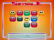 Smile Flash free reaction puzzle game screenshot - clicking sad faces to make them smile