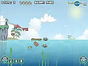 Sea Diver free online game screenshot, collecting treasure underwater