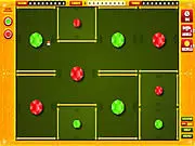Play Gemworks free online puzzle game; combining gems by size and color; unique strategic gem-swapping game screenshot