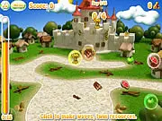 Headshire Waves free online arcade game city builder resource collection bubbles
