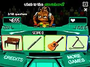 Instruments Trivia free online game, musical quiz challenge, play online music game on PlayArcadeHub