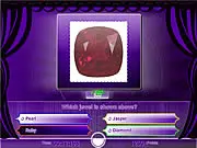 Know Your Quiz Jewels game icon showing several brightly colored gemstones like rubies, diamonds, emeralds, and sapphires.