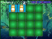 Pair Mania Japanese online card game board with several cards flipped, showing various themed picture pairs.