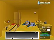 Batman The Joker Card free online escape game screenshot featuring Batman and the Joker's puzzle room