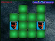 Pair Mania Medieval game screen showing face-down and face-up cards featuring medieval crests and knights, free memory game online