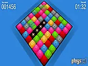 Play Crosszle 3D free online slide puzzle game, creating match-three block combinations across the grid