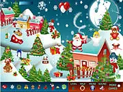 Magic Christmas game screenshot, free online hidden object and spot the difference game