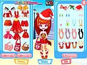 Color Girls Christmas Shopping free online dress-up fashion game
