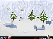 Snow Cave Christmas Escape free online point-and-click escape room game on PlayArcadeHub