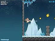 Nutty-Boom free online puzzle game screenshot showing a squirrel character next to an explosive bomb with a level exit nearby