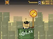 Screenshot of Wake Up the Box 3 free online physics puzzle game showing a wooden box and drawn shapes