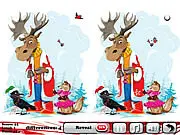 Christmas Story 5 Differences free online spot-the-difference game with festive holiday pictures on PlayArcadeHub.net