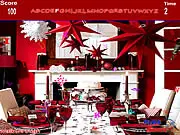 Christmas Hidden Alphabets game screenshot, free online find the letter game