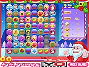Christmas Link free online matching game with Santa and candy canes