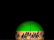 Sniper Assassin Quickshot free online game screenshot - Scope view targeting a figure in a high-stakes assassination mission.