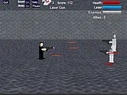 Galactic 123 Frontline free online action game, anime sci-fi shooter, space battles, play on PlayArcadeHub