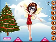 Christmas Fairy Dress Up online game, free holiday fashion game, dress up angel for Christmas on PlayArcadeHub