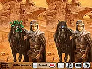 Fantasy War spot 5 differences free online puzzle game
