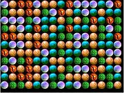 Eliminate Endless game screenshot showing colored balls ready for elimination, free online puzzle game