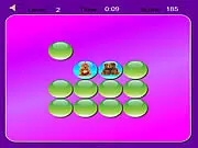 Bear Pair game screenshot showing a grid of Teddy Bears being matched, free online matching game