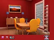 Friends Room Escape point and click game screenshot - Interior of a friend's room with hidden puzzles and items