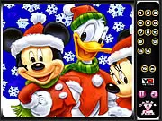 Christmas Numbers hidden object game screenshot - A Christmas scene with numbers cleverly concealed