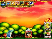 Dragmanards free online tower defense game showing Swordman, Magician, and Archer units protecting a fantasy manor from demons.
