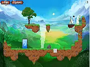The Pretender: Part One free online magic puzzle game screenshot with magician and ghosts