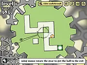 Clockwork Maze online game rotate puzzle smilies