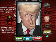 Play Trump Funny Face 2 free online game, create funny political parody faces with mouse