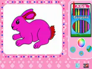 Play Kindergarten Coloring Games free online for kids, coloring alphabets and animals, educational game