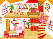 Red House Decorator free online design game - decorate a beautiful house