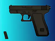 Glock 17 Load and Fire Simulator free online game showing the mechanics of a pistol