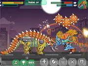 Toy War Robot Ankylosaurus game screenshot, building a dinosaur fighting robot, play free online action game