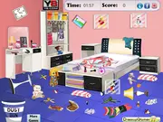 Play Messy Bedroom Decorating free online cleaning and design game