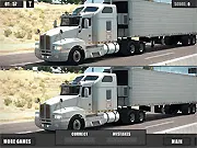 Play Refrigerator Trucks Differences online, free spot the difference game, cooler truck puzzle