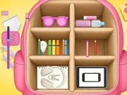 Sort and Style Back to School online game - organize desks and style trendy school outfits