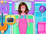 Carmella's Accidental Care online game, play free first aid and injury repair simulation, medical care and dress up game PlayArcadeHub, choosing beautiful clothes