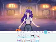 Idol Livestream Doll Dress Up game screen showing a stylized virtual doll in a trendy outfit ready for her online stream